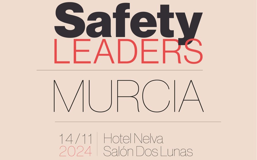 Cartel del evento nacional 'Safety Leaders Murcia 2024'.