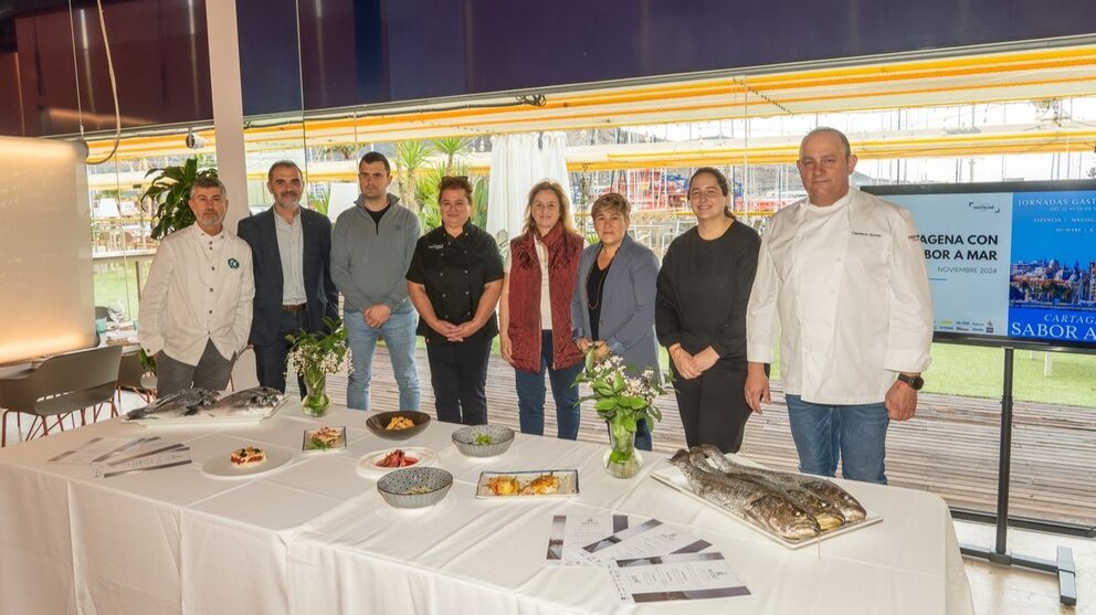 Presentación de las jornadas gastronómicas 'Cartagena con Sabor a Mar'. (Ayuntamiento de Cartagena)