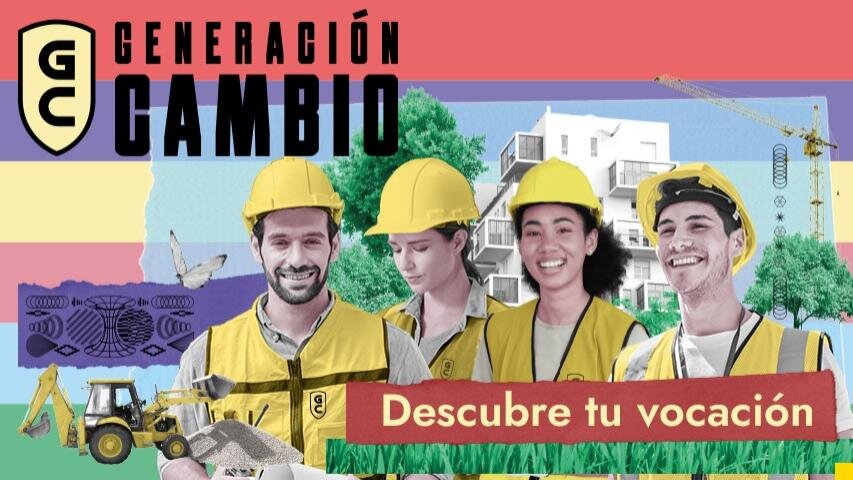 Cartel del proyecto 'Cimientos para el empleo'. (Fundación Laboral de la Construcción)