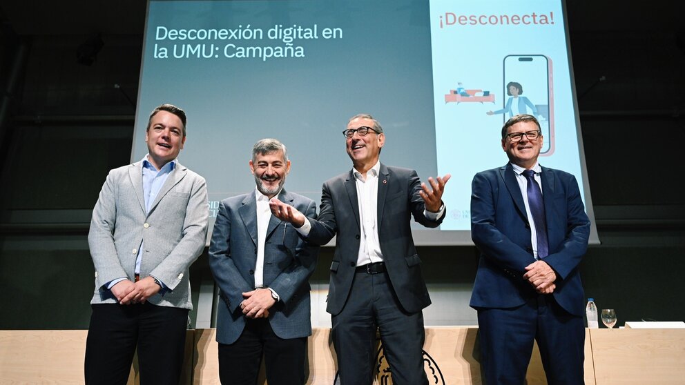 Imagen de archivo de la presentación del Plan de Desconexión Digital de la UMU. (UMU)