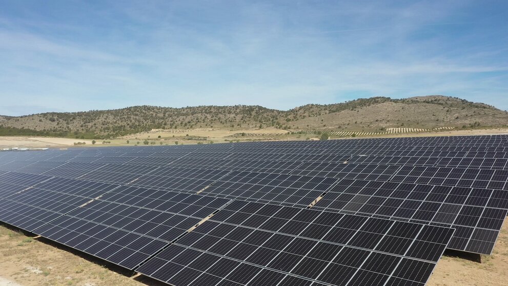 Imagen de la planta fotovoltaica Peñarrubia. (Iberdrola)