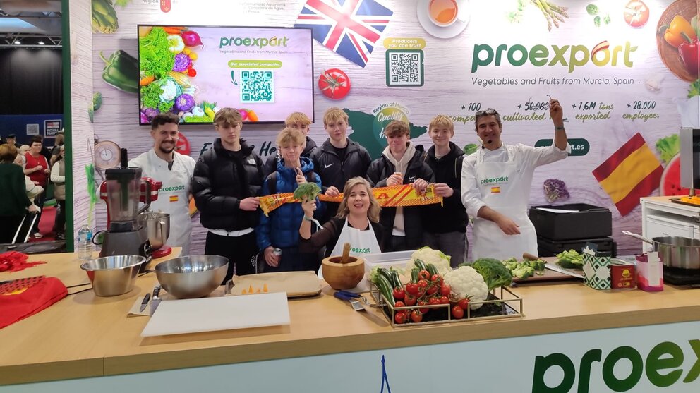 Stand de Proexport en la feria ‘Good Food Show Winter’ de Birmingham. (Proexport)