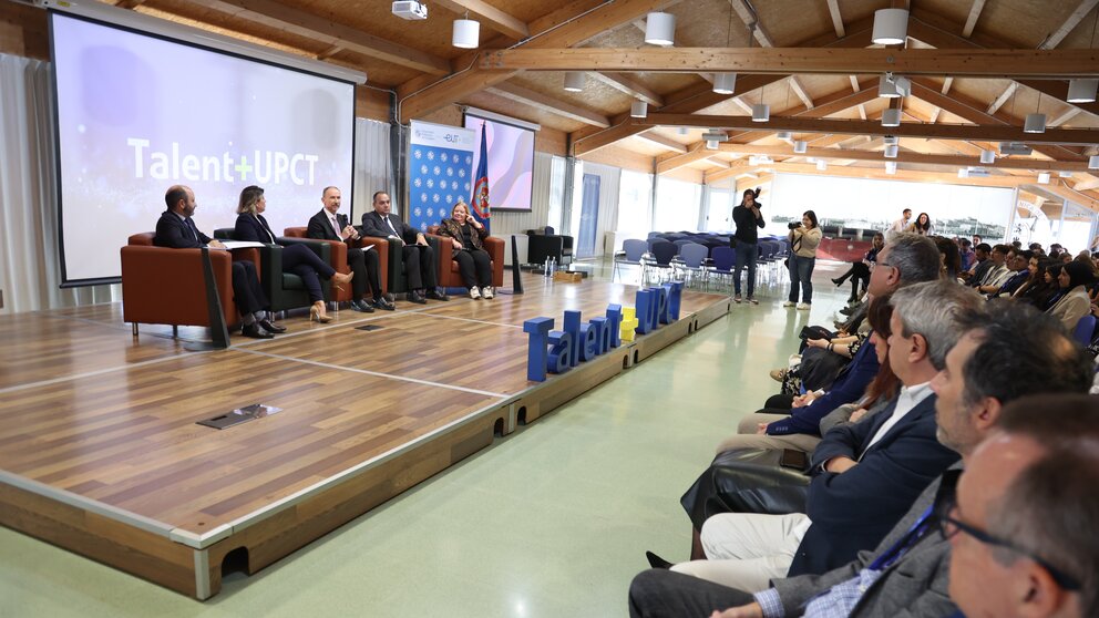 Un momento del acto inaugural del Talent+Forum de la UPCT. (UPCT)