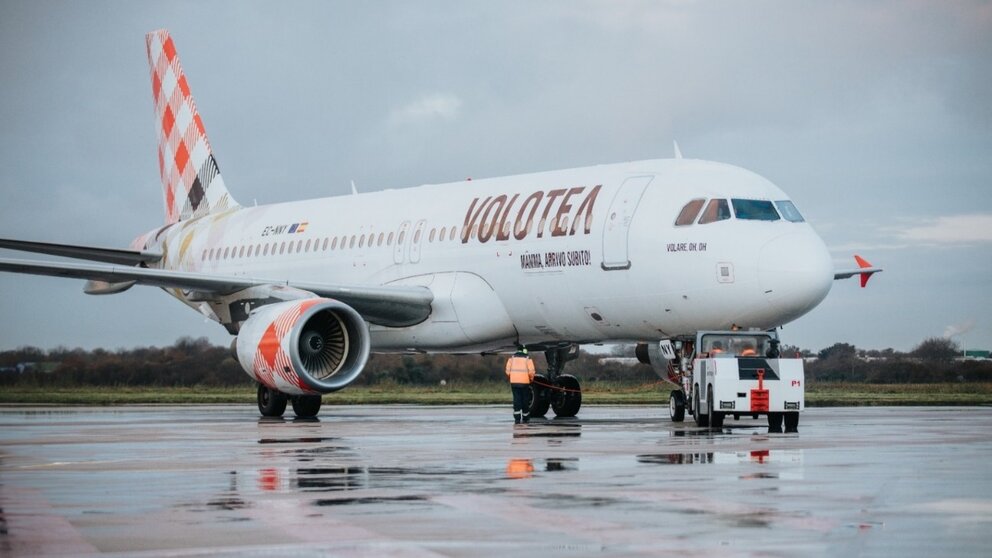 Imagen de un avión de Volotea. (Volotea)