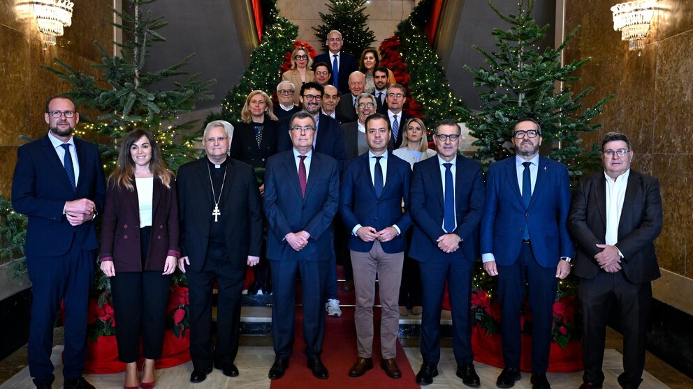 Imagen de familia durante el Consejo Asesor. (Ayuntamiento de Murcia)