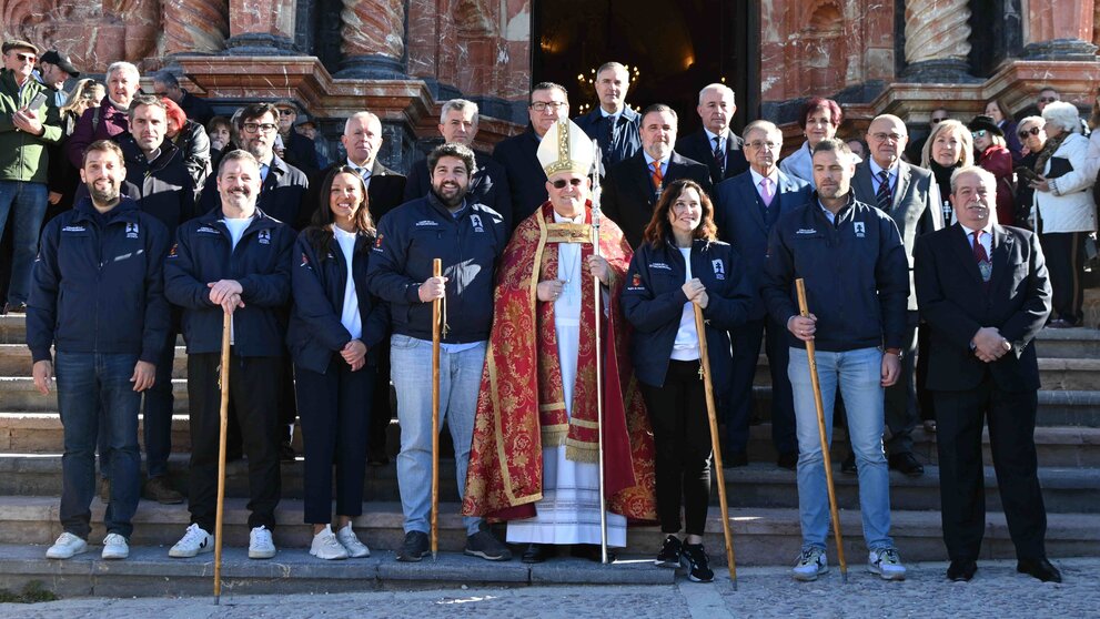 López Miras y Díaz Ayuso visitan Caravaca de la Cruz con motivo del Año Jubilar. (CARM)