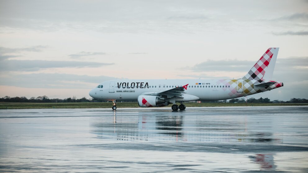 Imagen de un avión de Volotea. (Volotea)