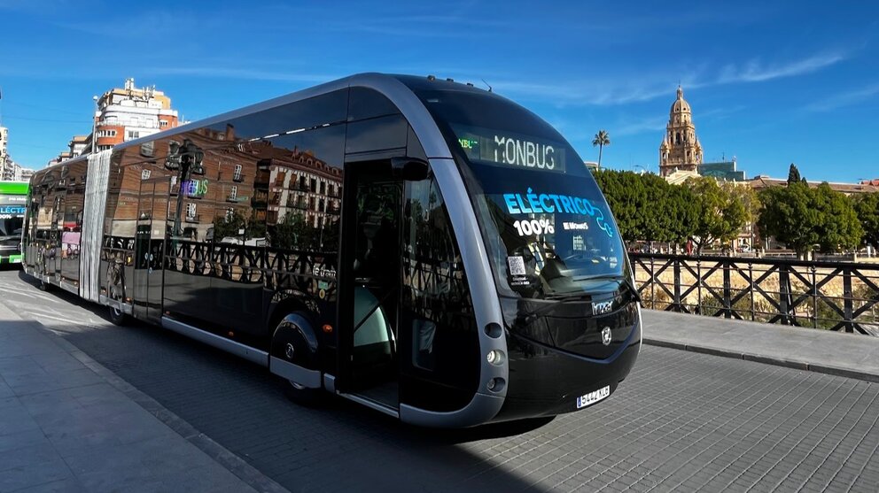 Autobús eléctrico. (Ayuntamiento de Murcia)