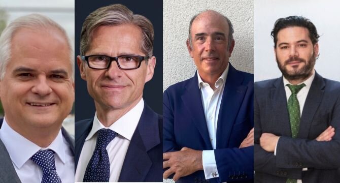 Alberto José Artero Salvador, Luigi Pigorini, Marcelino Oreja Arburua y Rubén Martínez García, nuevos consejeros de Soltec. (Soltec/MD)