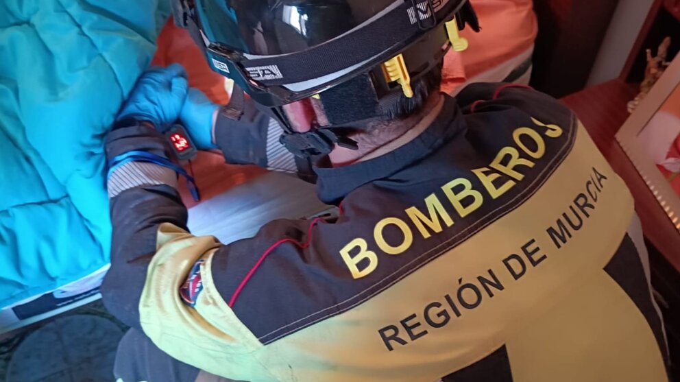 Integrante del cuerpo de bomberos de la Región de Murcia. (CARM)