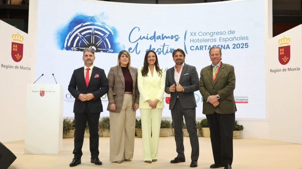 Presentación del XX Congreso de Hoteleros Españoles, que tendrá lugar en Cartagena. (Ayuntamiento de Cartagena)