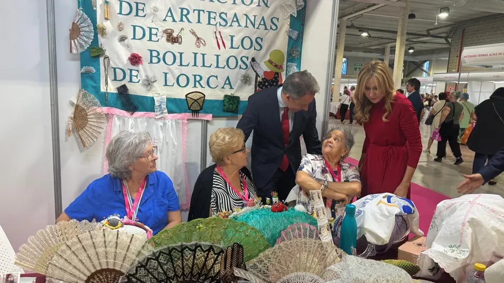 Foto de archivo de la inauguración de la consejera, Marisa López Aragón,de Feramur en Lorca, en septiembre de 2024. (CARM)