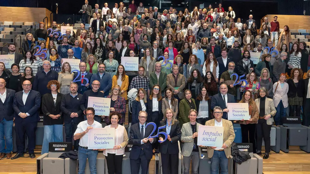 Acto de celebración del 25 aniversario de los Proyectos Sociales de la Fundación ”la Caixa”. (CaixaBank)