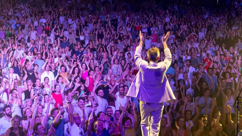 Imagen de archivo del concierto de Xoel López en La Mar de Músicas 2024. (CARM)