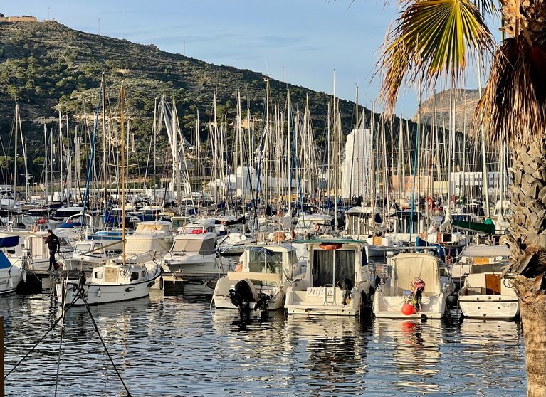 Embarcaciones de recreo en el puerto de Cartagena.