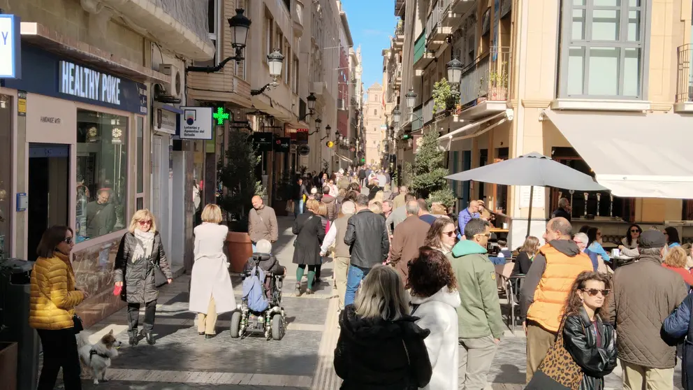 Turistas en Murcia. (Ayuntamiento de Murcia)