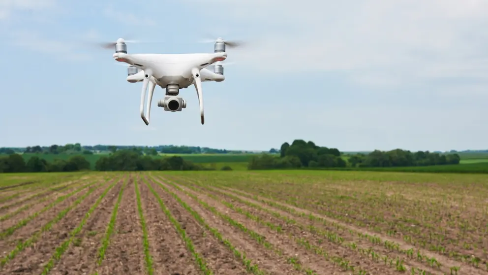 Un dron de uso agrícola. (Freepik)