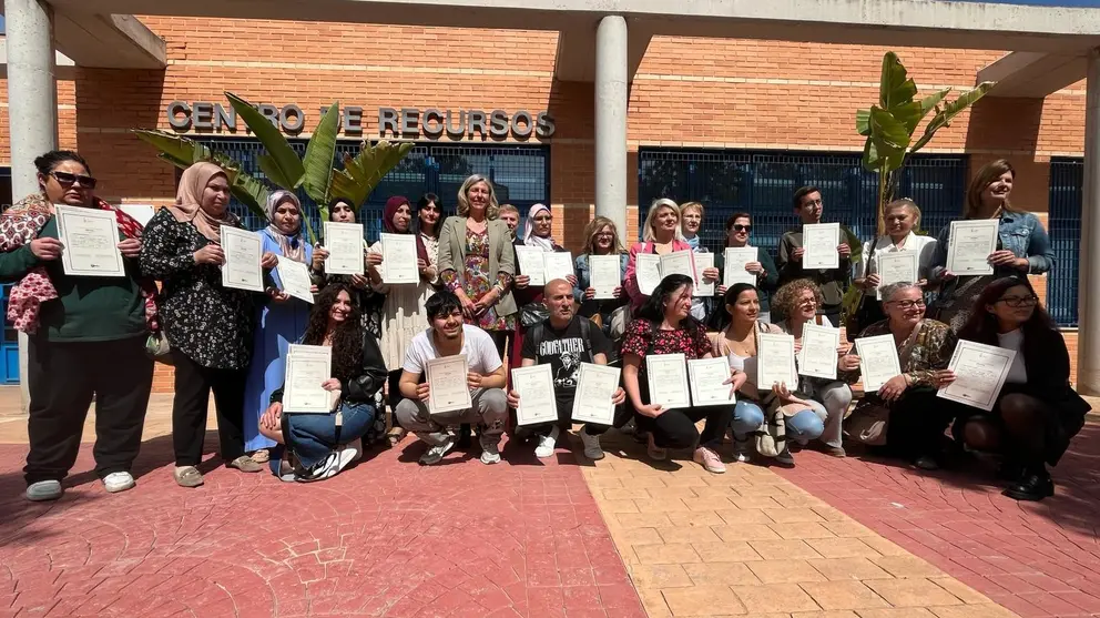 Imagen de personas participantes en las acciones formativas del año pasado. (Ayuntamiento de Murcia)