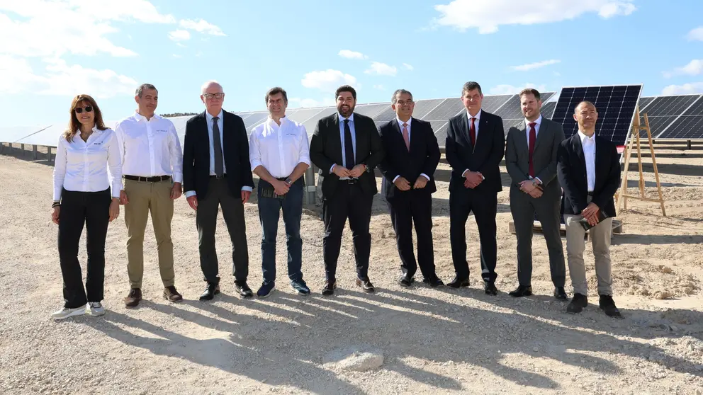 Inauguración de la planta solar fotovoltaica de Zelestra en Cañada Alta. (Zelestra)