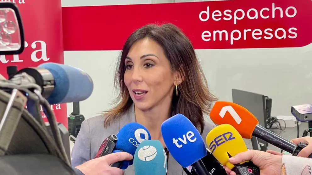 Imagen de la presidenta de la Cámara de Comercio de Murcia, Miriam Fuertes.