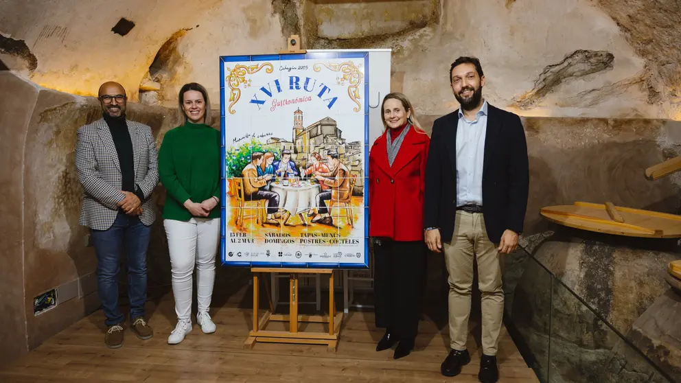 Imagen en la presentación de la Ruta Gastronómica de Cehegín 2025. (CARM)