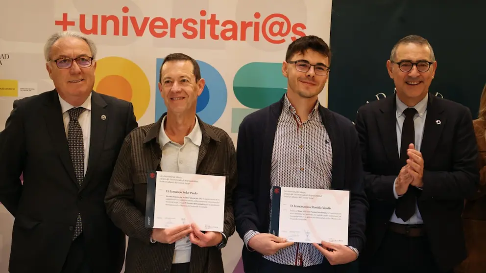 Uno de los estudiantes galardonados en estos premios promovidos por ODSesiones de la UMU. (UMU)