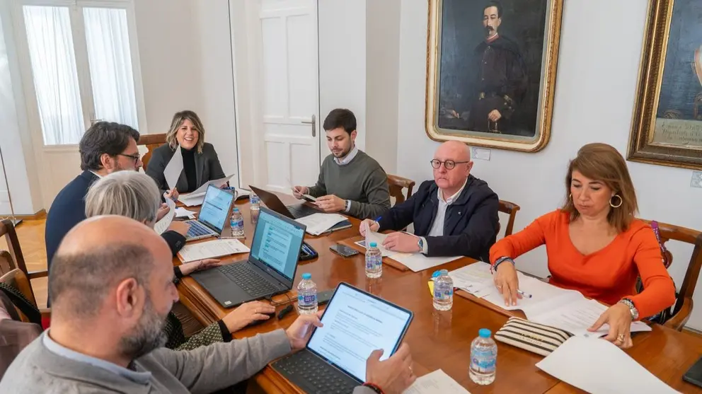 Reunión de la Junta de Gobierno local. (Ayuntamiento de Cartagena)