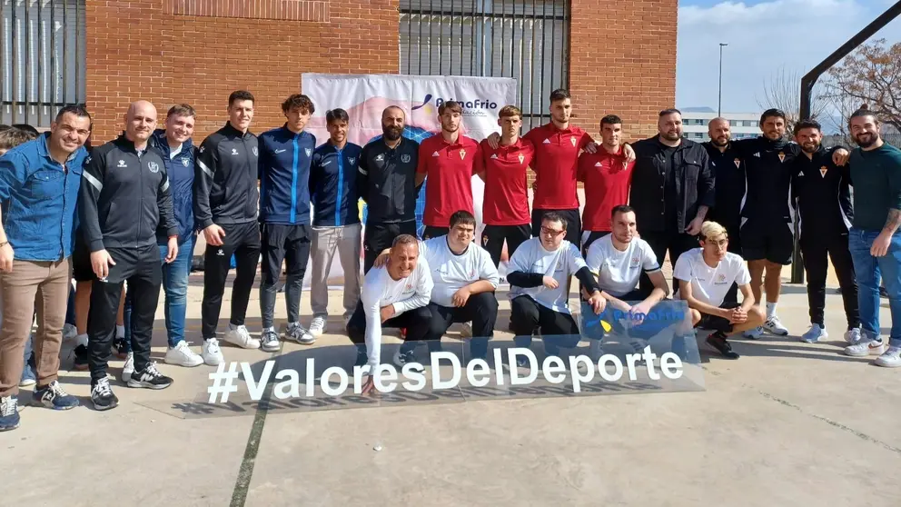 Presentación del proyecto 'Valores del Deporte frente al Acoso Escolar' de Fundación Primafrio e Inclusive Murcia. (Primafrio)