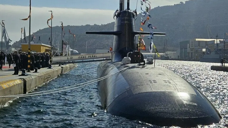 Imagen de archivo de la entrega del submarino S-81 ‘Isaac Peral’ a la Armada. (Navantia)