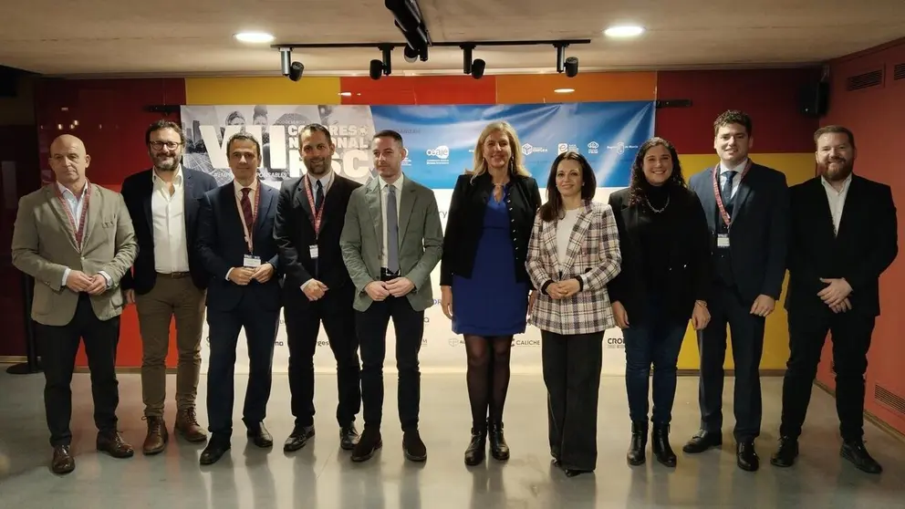 Foto de familia durante el congreso. (Ayuntamiento de Murcia)