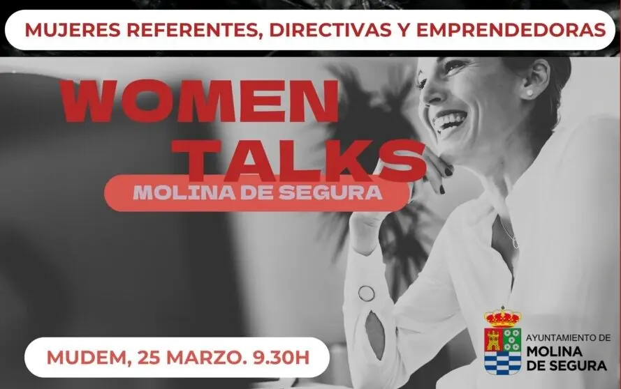 Imagen del cartel del evento. (Woman Talks)